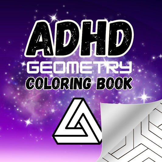 ADHD Geometry Coloring Book
