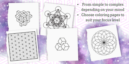 ADHD Geometry Coloring Book